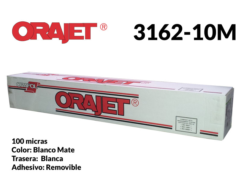 ORAJET 3162M-010 BL.MT. 1,05X50 100 MIC. REMOV.