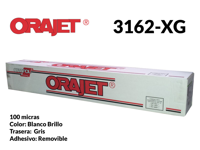 ORAJET 3162XG-010 BL/BR  1,05X50 100 MIC. REMOV.