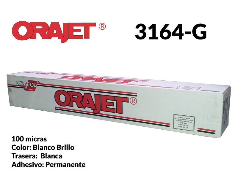 ORAJET 3164G-010 BL/BR. T/BLC. 1,05X50 100 MIC. PERM