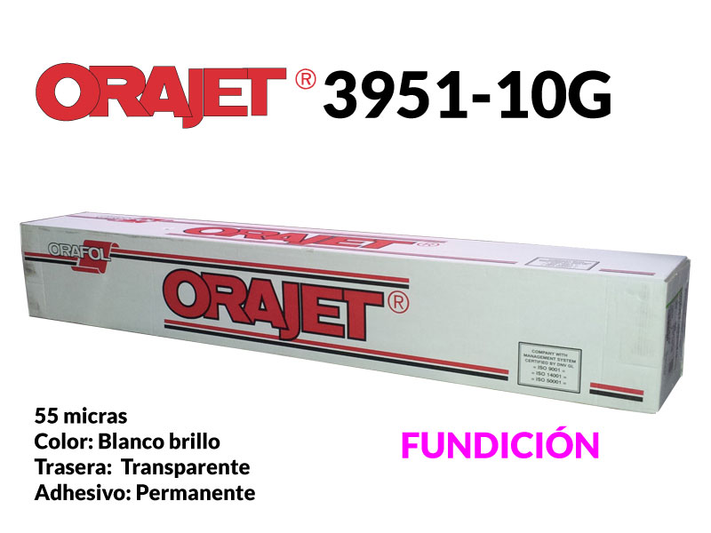 ORAJET 3951-010G B/B T/TRANS. 1,52X50 55 MIC.