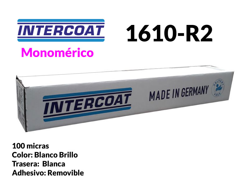 PVC INTERCOAT 1610 BL/BR 1,372X50 100 MIC. REMOVIBLE H14 R2 