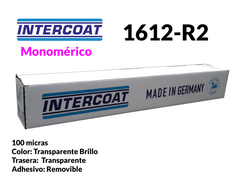 PVC INTERCOAT 1612 TR/BR 1,372X50 100 MIC. REMOVIBLE H14 R2