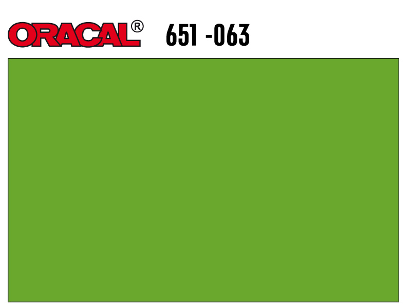 VINILO ORACAL 651G-063 VE. BR. ROLLO 1,26X50M