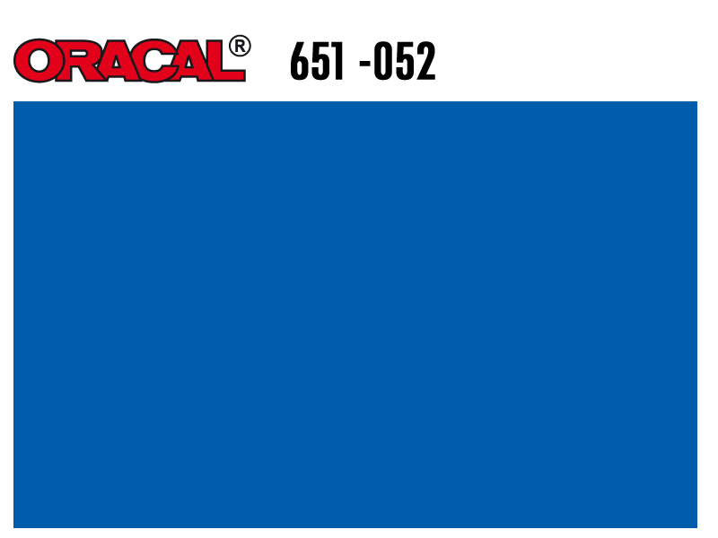 VINILO ORACAL 651G-052 AZUL AZURE BR. ROLLO 1,26X50M