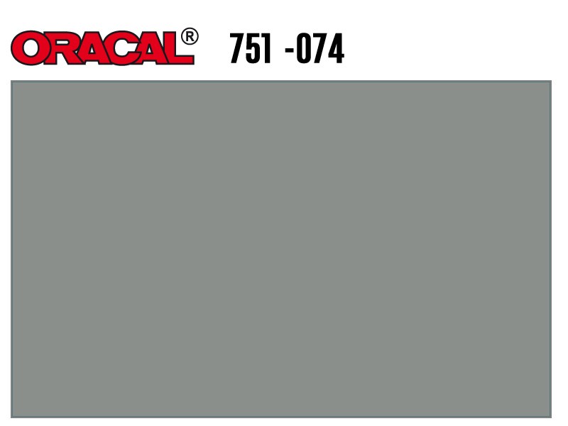 VINILO ORACAL 751C-074 GRIS BR. ROLLO 1,26X50M