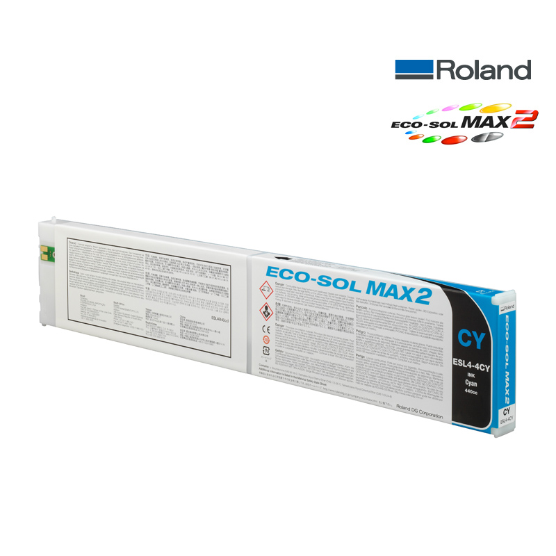 CARTUCHO TINTA ROLAND ECO-SOL MAX-2 440ML. ESL4-4CY