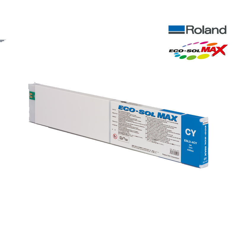 CARTUCHO TINTA ROLAND ECO-SOL MAX 440ML. ESL3-4CY