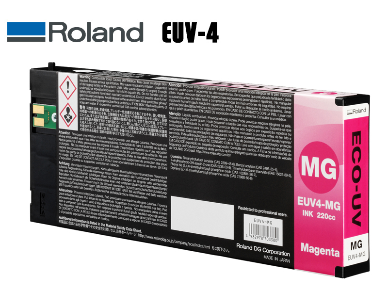 CARTUCHO TINTA ROLAND ECO-UV 220ML EUV4-MG