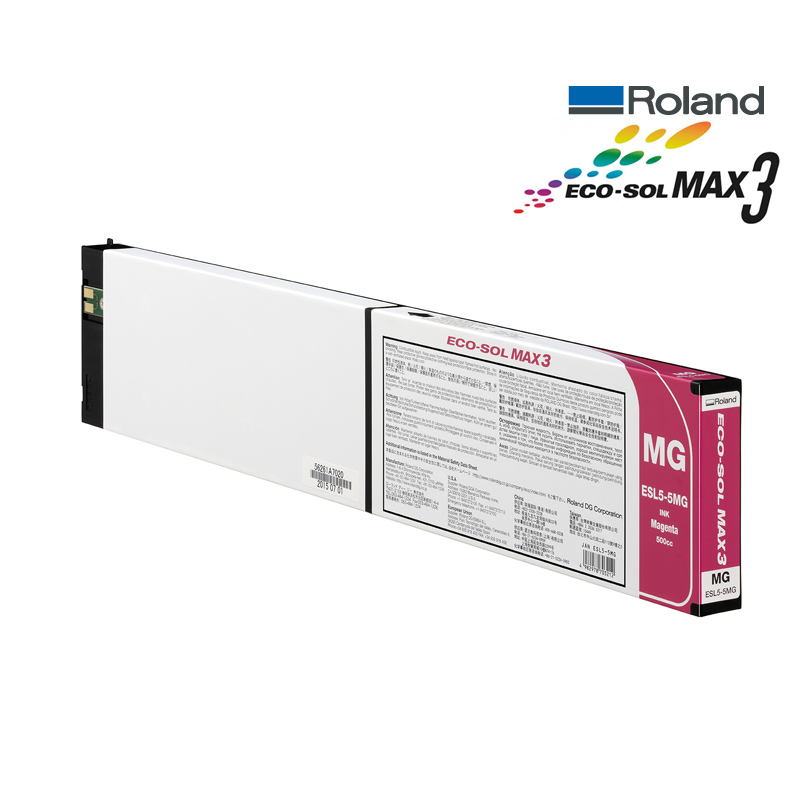 CARTUCHO TINTA ROLAND ECO-SOL MAX-3 500CC. ESL5-5 MG