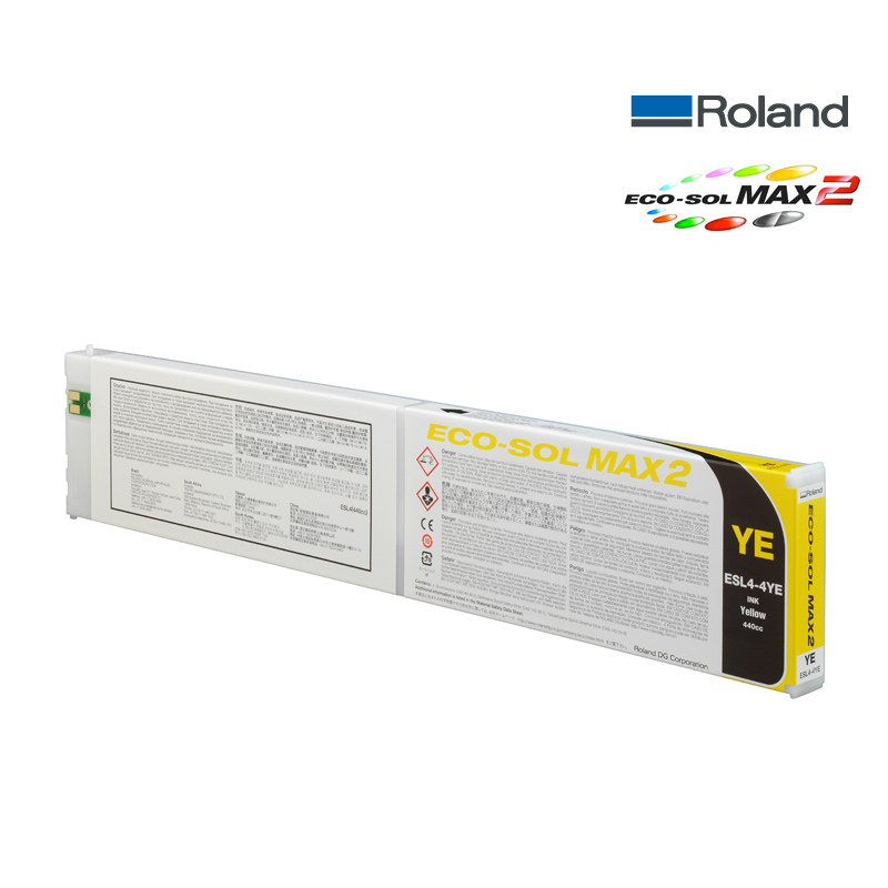 CARTUCHO TINTA ROLAND ECO-SOL MAX-2 440ML. ESL4-4YE