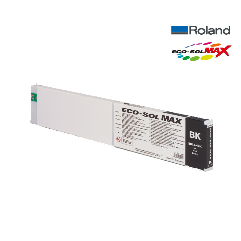 CARTUCHO TINTA ROLAND ECO-SOL MAX 440ML. ESL3-4BK