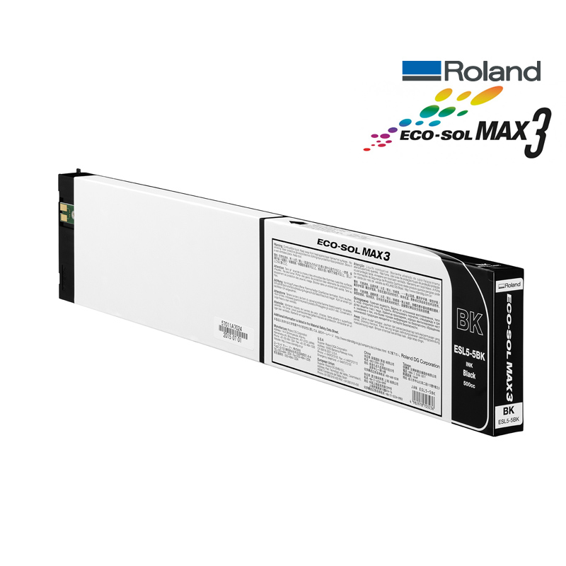 CARTUCHO TINTA ROLAND ECO-SOL MAX-3 500CC. ESL5-5 BK