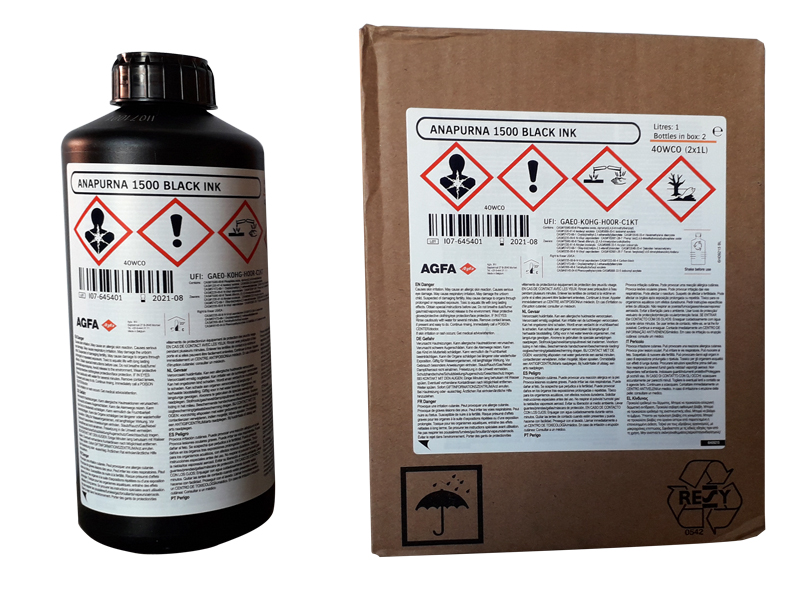 TINTA ANAPURNA 1500 NEGRO INK 2X1 L 4OWCO