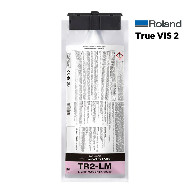 TINTA ROLAND TRUEVIS 2 **LIGHT** MAGENTA 500 CC TR2-LM