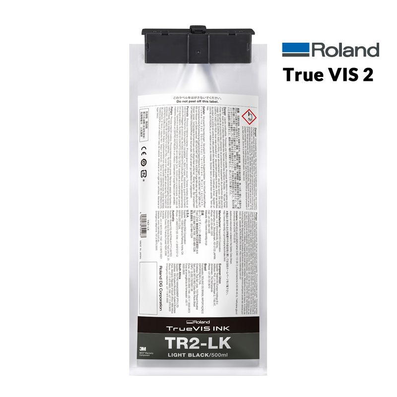 TINTA ROLAND TRUEVIS 2 **LIGHT** NEGRO 500 CC TR2-LK