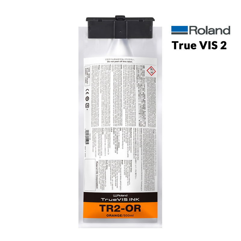 TINTA ROLAND TRUEVIS 2 NARANJA 500 CC TR2-OR