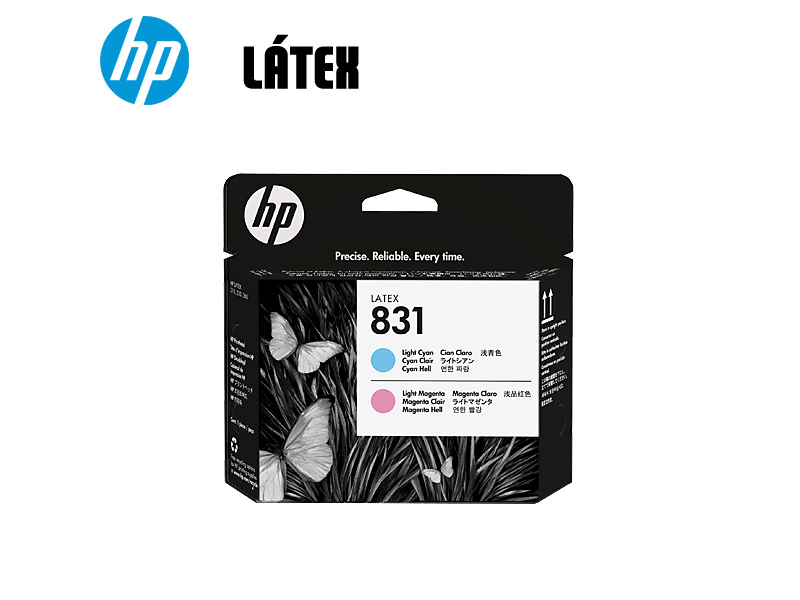 CABEZAL DE IMPRESIÓN HP 831 LATEX **LIGHT** MAGENTA/**LIGHT** CIAN CZ679A