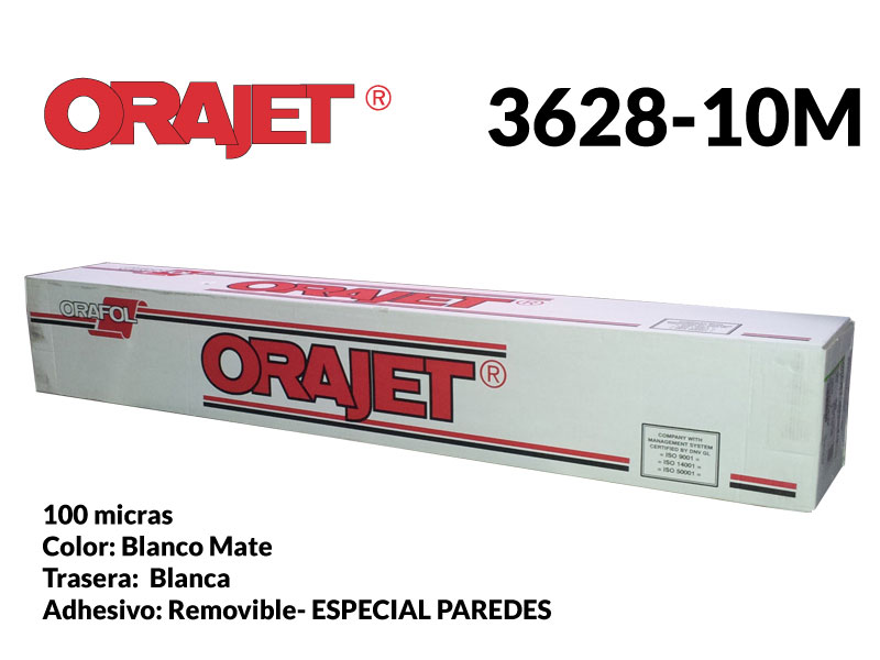 ORAJET 3628M-010 1,37X50 ESP. PARED REMOV.