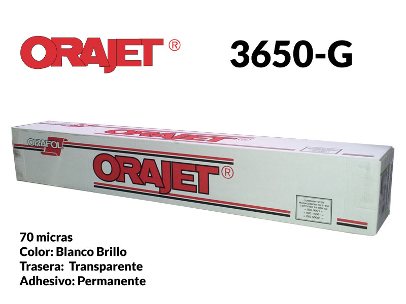 ORAJET 3650G-010 B/B T/TRANS. 1,05X50 70 MIC. PER