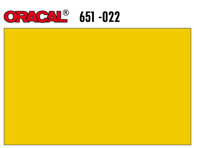 VINILO ORACAL 651G-022 AM. BR. ROLLO 1,26X50M