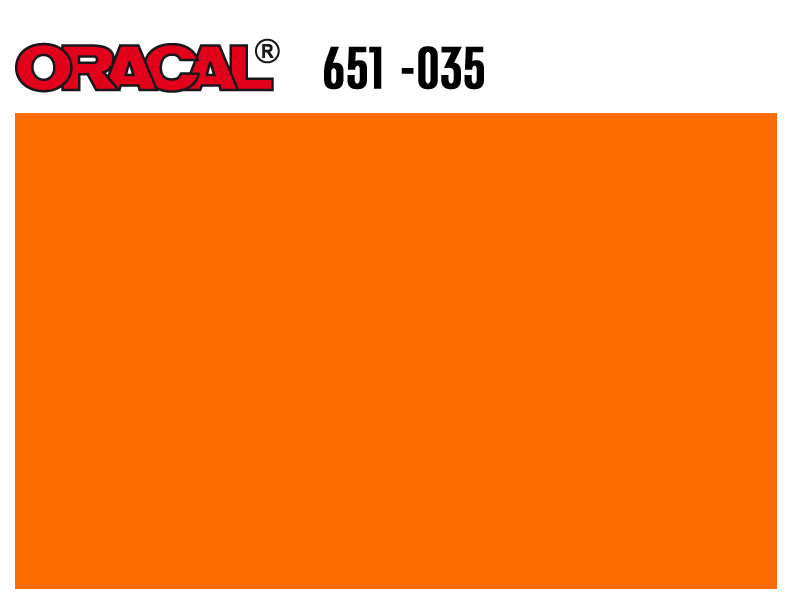 VINILO ORACAL 651G-035. BR. ROLLO 1,26X50M