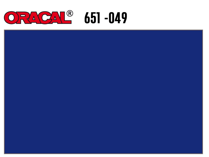 VINILO ORACAL 651G-049 AZ. BR. ROLLO 1,26X50M