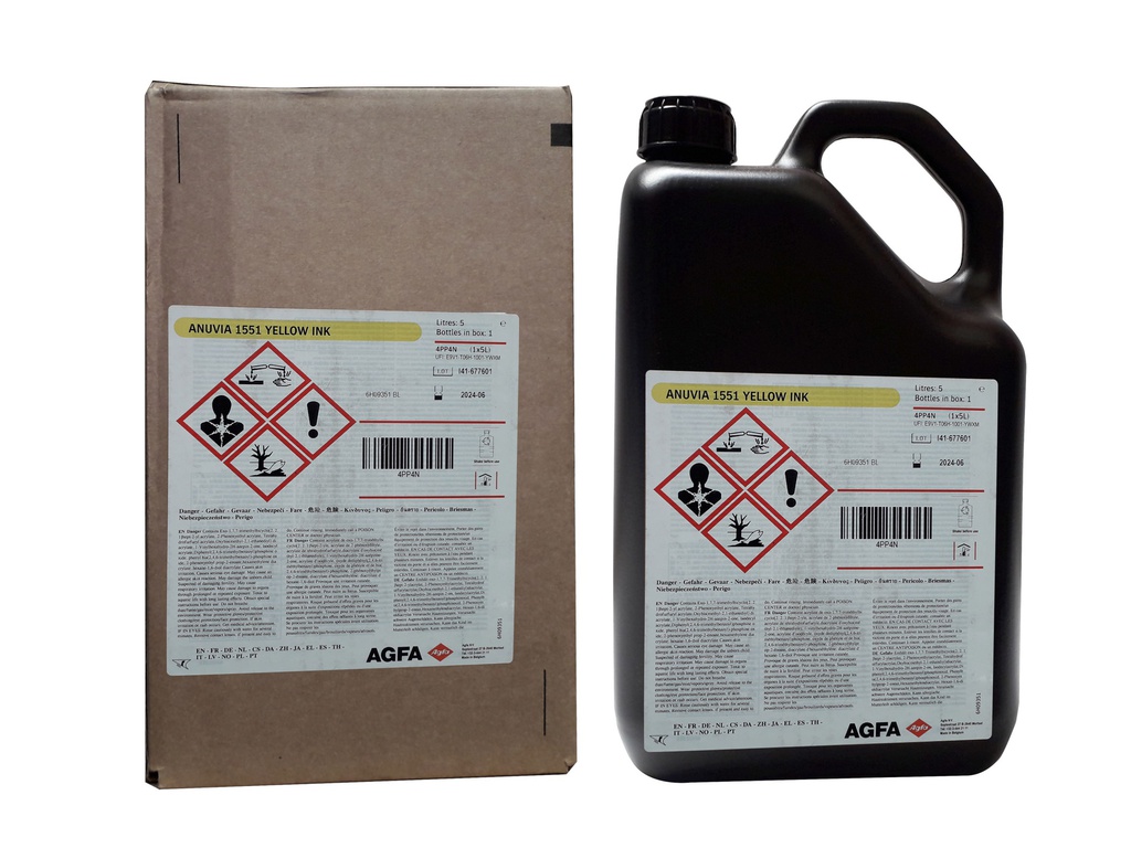 TINTA ANUVIA 1551 AMARILLO 5 L. 4PP4N