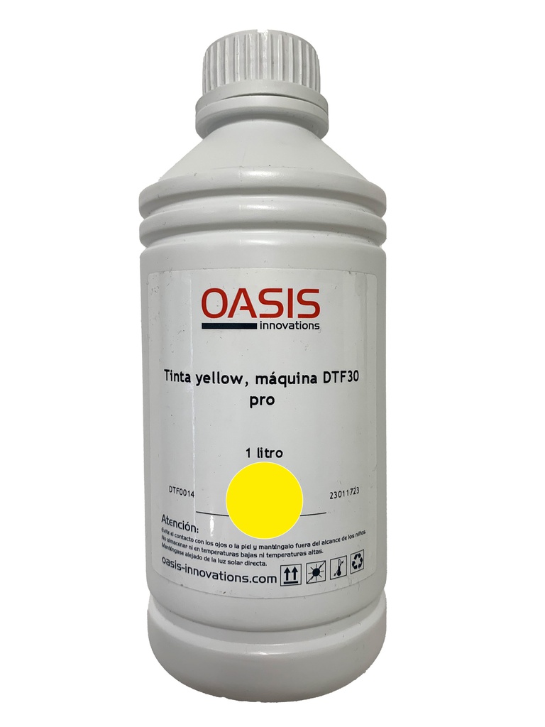 TINTA OASIS DTF30 PRO AMARILLO 1 LITRO