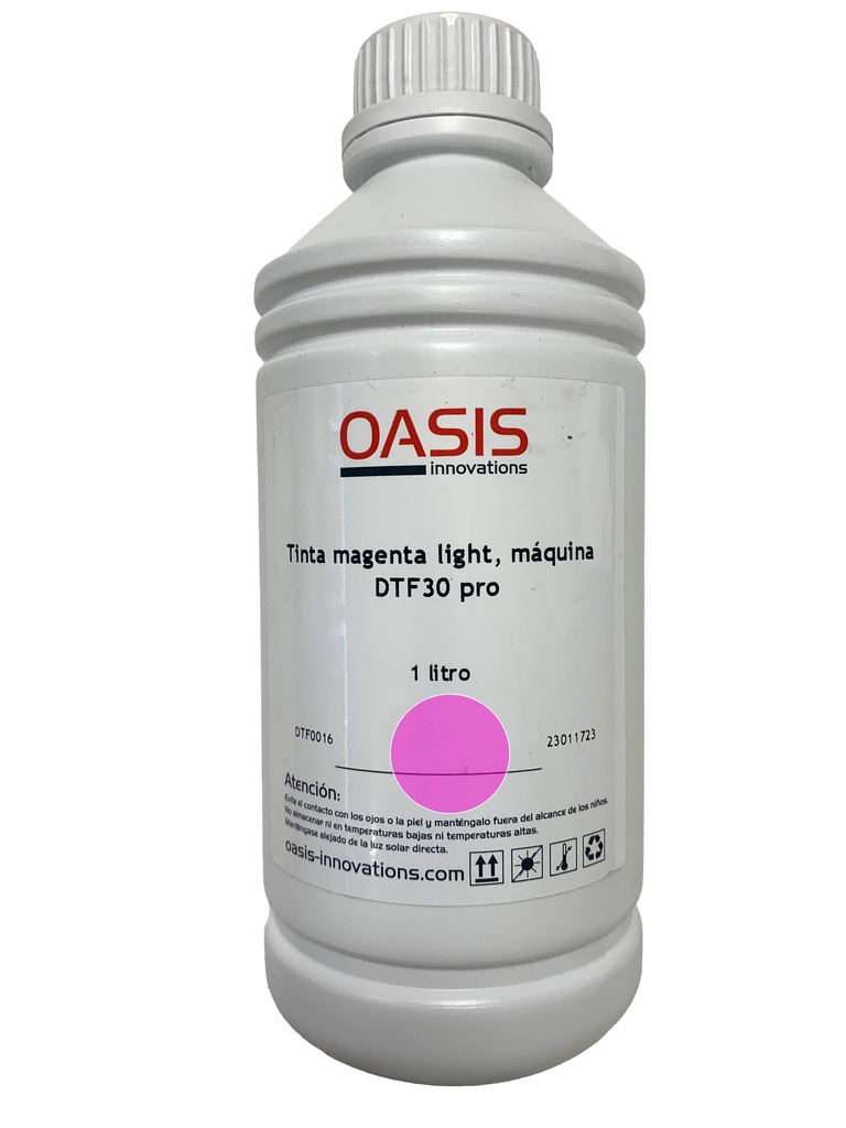 TINTA OASIS DTF30 PRO **LIGHT** MAGENTA 1 LITRO