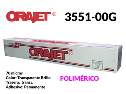 [100020000066] ORAJET 3551-00G TRANSP.BR. 1,37X50  PERM.