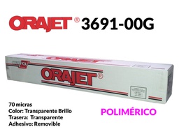 [100020000093] ORAJET 3691G-000 TRANSP 1,37X50 ADH. REMOV. 70 micras