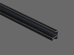 [370001000011] PERFIL ENMARCADO ESTANDAR 10MM NEGRO/MATE 3 M (paq. 10 ud)